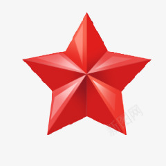 圣诞礼物装饰物红色立体星星图标png_新图网 https://ixintu.com 圣诞礼物 星星 立体 红色 装饰物
