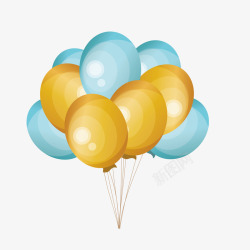 彩气球卡通彩漂浮气球高清图片