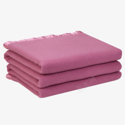 秋冬铺盖粉色羊毛毯高清图片