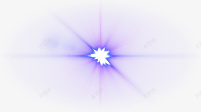 紫色破裂装饰图案png免抠素材_新图网 https://ixintu.com 光效动感 彩色 星光 线条