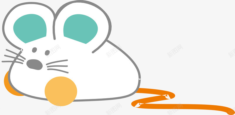 手绘小老鼠矢量图ai免抠素材_新图网 https://ixintu.com 创意 小老鼠 彩色的 手绘的 矢量的 简单 矢量图