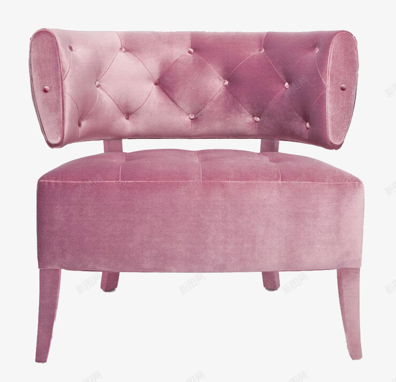 粉色沙发椅子png免抠素材_新图网 https://ixintu.com 免抠 椅子 沙发 粉色 素材