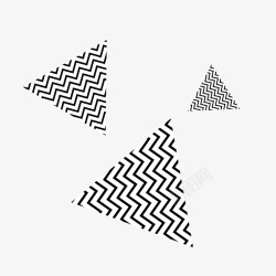 抽象三角创意线条三角形矢量图高清图片