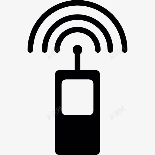 移动电话信号覆盖图标png_新图网 https://ixintu.com 信号覆盖 手机 手机信号 技术