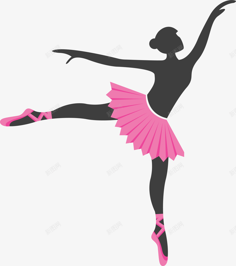 紫色跳舞女生png免抠素材_新图网 https://ixintu.com 可爱女生 紫色女生 舞曲 芭蕾舞 装饰图案 跳舞女孩