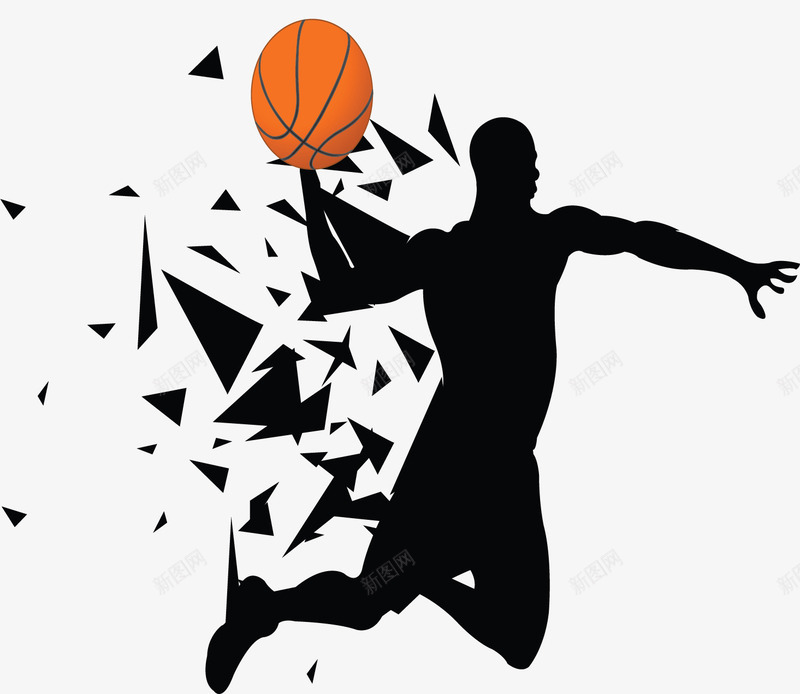 篮球运动扣篮的人矢量图ai免抠素材_新图网 https://ixintu.com 健身运动 扣篮 扣篮的人 矢量png 篮球 篮球运动 矢量图