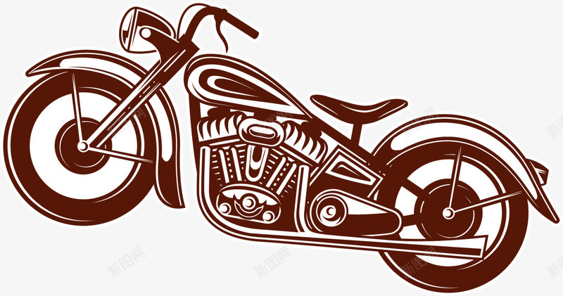 大气棕色摩托车png免抠素材_新图网 https://ixintu.com 大气摩托车 奢华摩托车 威猛摩托车 棕色摩托车 水彩 豪华摩托车