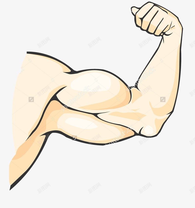 力量的特征png免抠素材_新图网 https://ixintu.com 健康 健身 卡通 男人 肌肉
