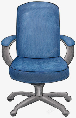 卡通手绘办公椅素材