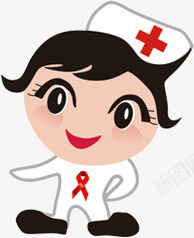 可爱的小护士png免抠素材_新图网 https://ixintu.com 卡通小护士 可爱 小护士