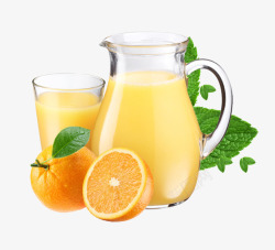 大杯的橙汁素材