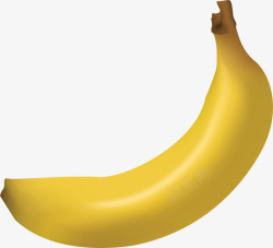 黄色立体美味香蕉素材