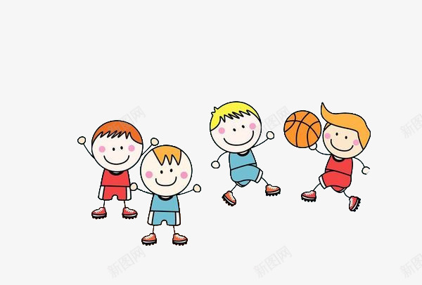 一群在打篮球的小伙伴png免抠素材_新图网 https://ixintu.com basketball 小伙伴 打篮球 玩游戏 篮球社 运动