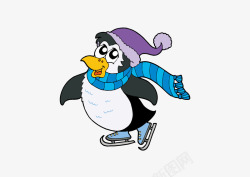 企鹅可爱卡通动物素材