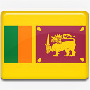 斯里兰卡斯里兰卡国旗国国家标志素材