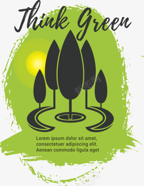 绿色环保logo图标图标