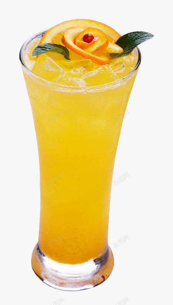 冰镇鲜橙汁png免抠素材_新图网 https://ixintu.com 产品实物 冰块 冰镇 橙子 装饰 餐饮
