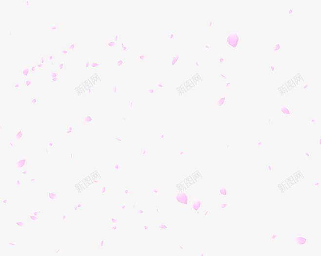 粉色花瓣png免抠素材_新图网 https://ixintu.com 漂浮 点缀 粉色 花瓣 零散