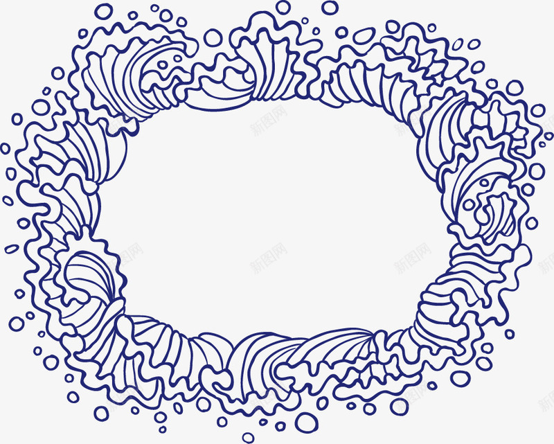 边框纹理png免抠素材_新图网 https://ixintu.com 手绘花边 植物纹样 线描建筑 线条边框 线稿边框