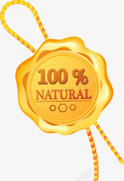 蜂蜜徽章100自然图标高清图片