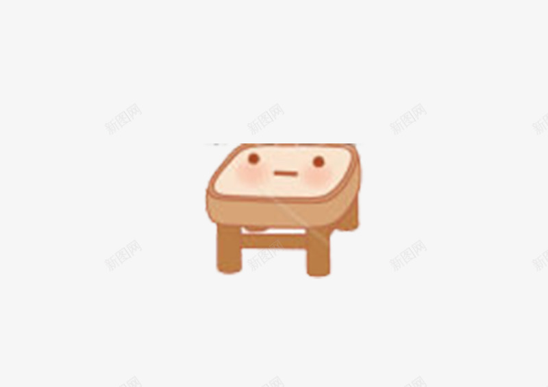 手绘板凳png免抠素材_新图网 https://ixintu.com 手绘 日用 木质 板凳