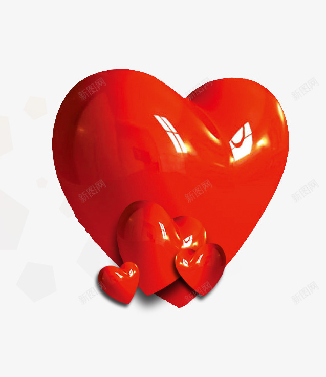 情人节图标png_新图网 https://ixintu.com heart 心图标 情人节 感恩的心 浪漫 红色