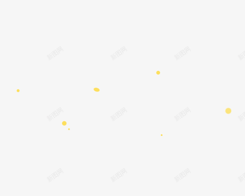 黄色发光效果元素png免抠素材_新图网 https://ixintu.com 光斑 效果元素 漂浮 通用 黄色