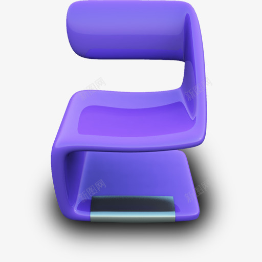 紫色的座位椅子ModernChairsicons图标png_新图网 https://ixintu.com Archigraphs Chair Purple Seat 座位 椅子 紫色的