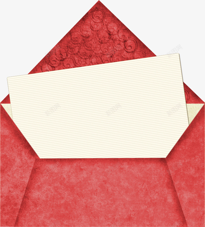 红色信封png免抠素材_新图网 https://ixintu.com 信件 信封 信纸 红色 鼠绘