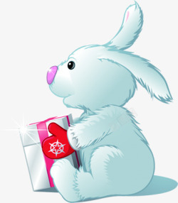 春节新年卡通小兔素材