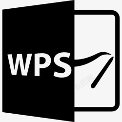 微软的工作文件WPS开放文件格式图标高清图片