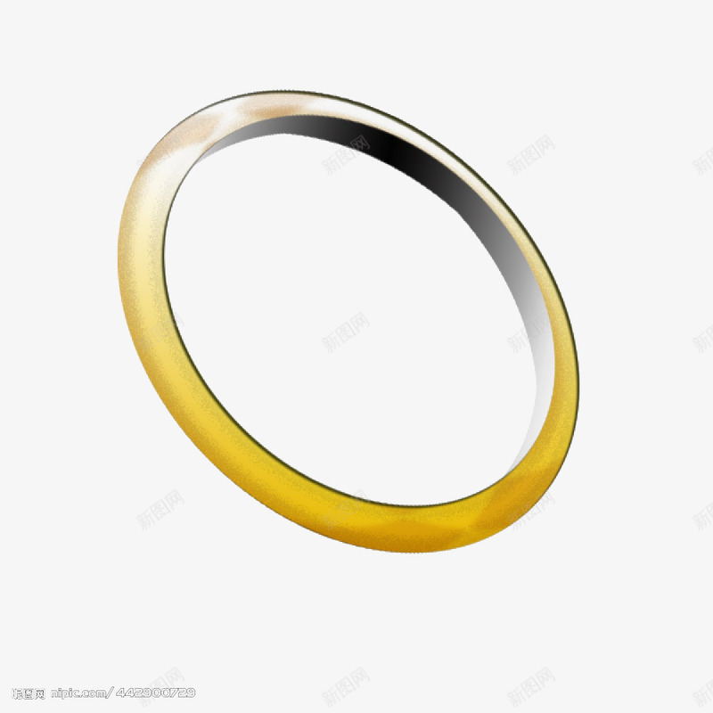 金属指环png免抠素材_新图网 https://ixintu.com 圆圈 复古 指环 金属 金色