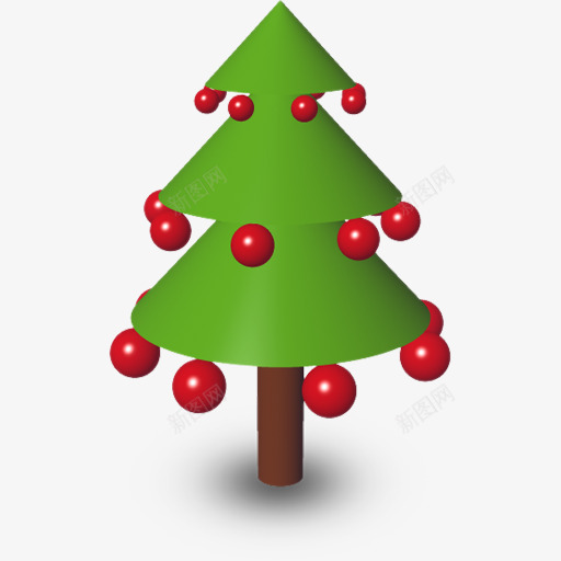 3D光感圣诞老人和圣诞树图标png_新图网 https://ixintu.com 3d 光感 图标 圣诞树 圣诞老人