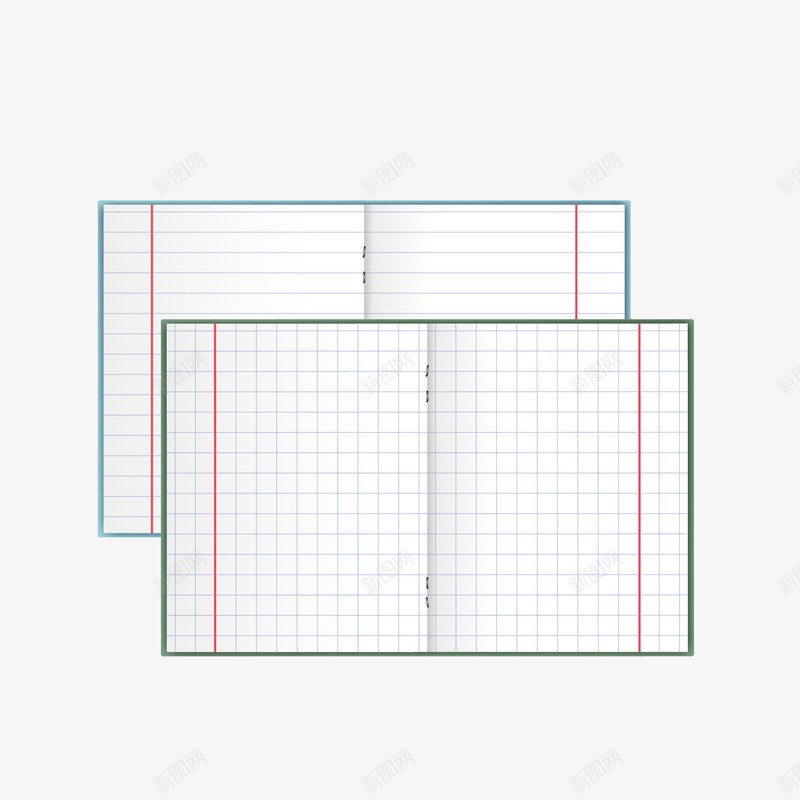 笔记本png免抠素材_新图网 https://ixintu.com 便签 办公用品 学习用品 文具 笔 纸