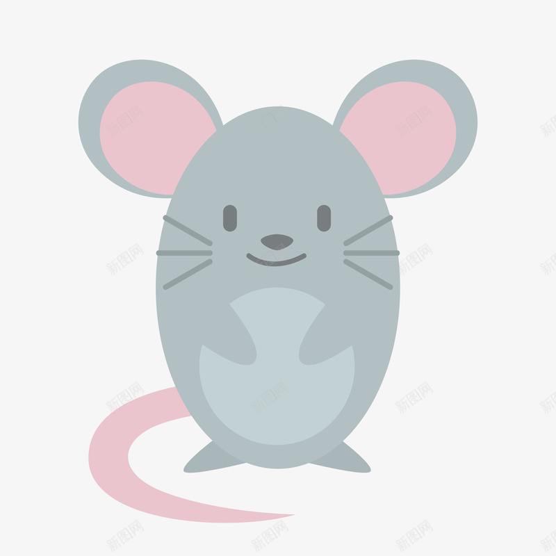 圆形可爱老鼠图案矢量图eps免抠素材_新图网 https://ixintu.com 动物 卡通 可爱 图案 圆形 小清新 彩色 生物 简约 老鼠 鼠 矢量图