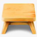写实的小板凳png免抠素材_新图网 https://ixintu.com 木材 木纹 木质 板凳