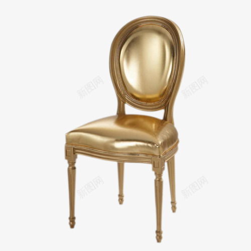 高贵金色椅子png免抠素材_新图网 https://ixintu.com 厨房 客厅 椅子 金色 高贵