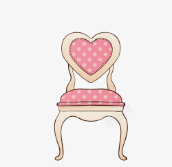 粉色欧式椅子素材