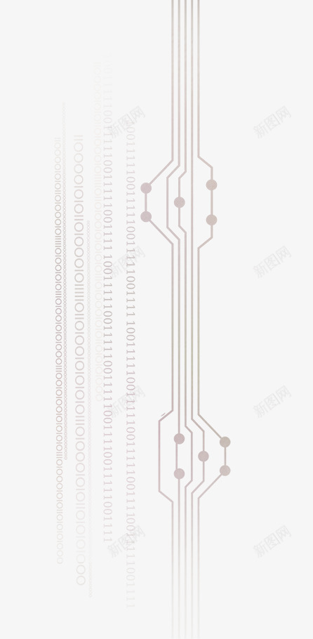 科技png免抠素材_新图网 https://ixintu.com 数字科技 科技 线路图