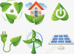 手绘工艺太阳能环保手绘绿色环保节约用电高清图片