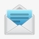 电子邮件打开邮件消息信信封普里素材