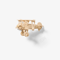 木质飞机木质飞机模型早教玩具高清图片