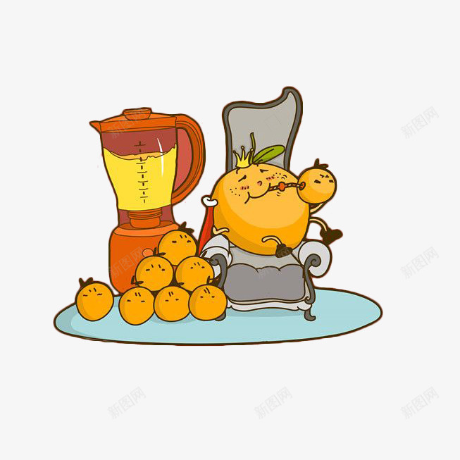 卡通香橙坐在椅子上喝橙汁png免抠素材_新图网 https://ixintu.com 卡通 喝橙汁 广告 椅子 榨汁机 橙子 橙汁 沙发 设计 香橙 香橙卡通