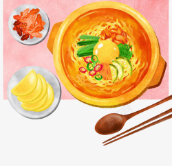 日本面手绘美食高清图片