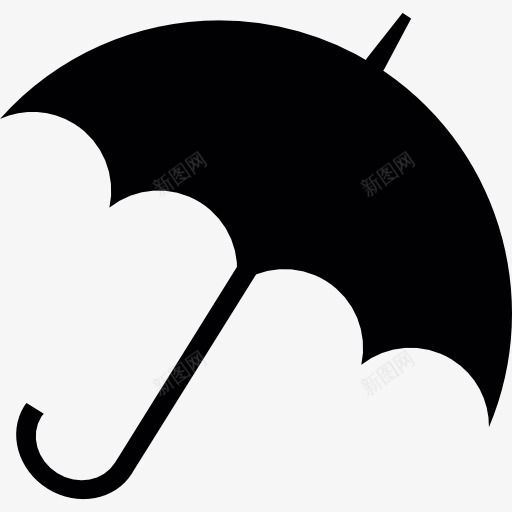 打开伞遮挡图标png_新图网 https://ixintu.com 云 工具和用具 庇护所 水 雨 雨伞 风暴
