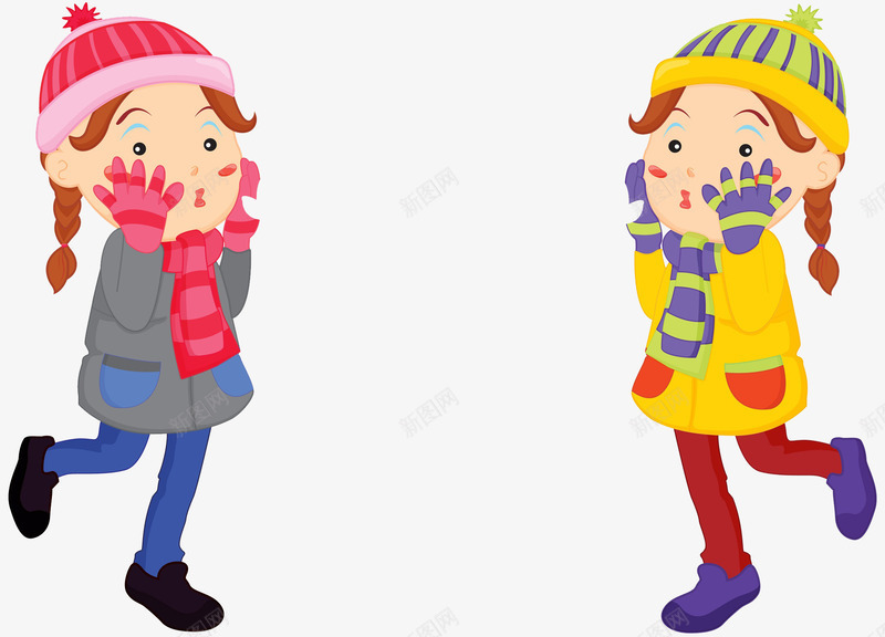 冬天戴手套的女孩png免抠素材_新图网 https://ixintu.com 保护 保暖 冬天 冷天 取暖 女孩 寒冷 戴手套 戴手套的手 手 手套 护手 捂手