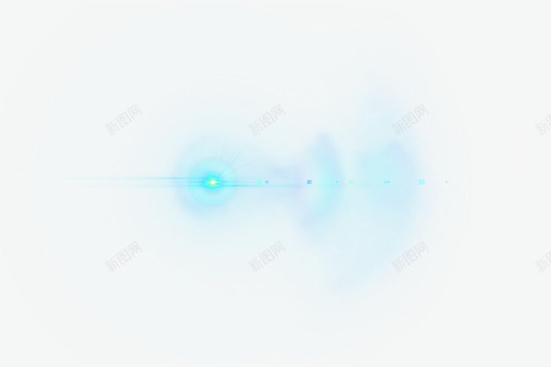 蓝色点科技光png免抠素材_新图网 https://ixintu.com 促销 光效动感 彩色彩线 星光 电商 科技元素