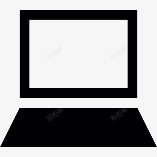 矩形的笔记本电脑图标png_新图网 https://ixintu.com 屏幕 工具和器具 打开笔记本电脑 矩形 笔记本电脑 笔记本电脑的屏幕