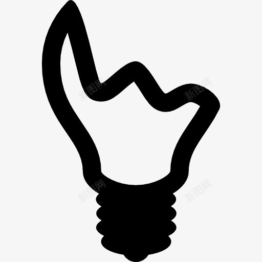 破碎的灯泡图标png_新图网 https://ixintu.com 工具 工具和器具 灯 灯指标 灯泡 灯泡坏了