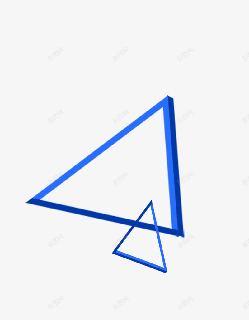 几何图形png免抠素材_新图网 https://ixintu.com 几何图形 商务 星空 火焰 科技感 立体三角形